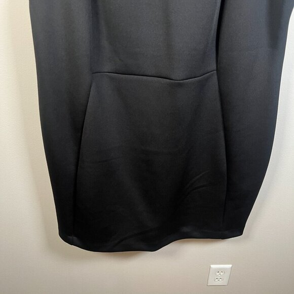 Calvin Klein Scuba Sheath Dress Size 22W Black Career Work Funeral Office - Picture 5 of 7